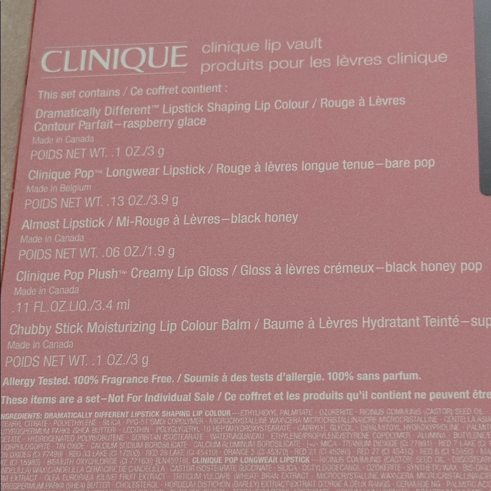 Clinique Lip Vault Lipstick Gift Set - Picture 6 of 8